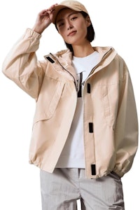 (W) CALVIN KLEIN Hoodie Jaket Zip-Up Solid Warna Kuning Pucat J223844-TCY Lookbook (W) CALVIN KLEIN Hoodie Jaket Zip-Up Solid Warna Kuning Pucat J223844-TCY