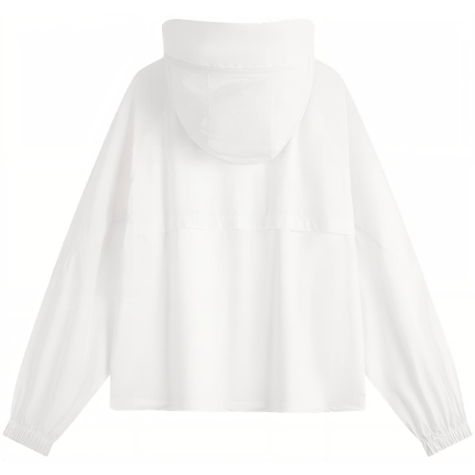 (Women) Calvin Klein  Sun-Proof Cooling Outdoor Hoodie Jacket Moonlight White J223906 圖 3