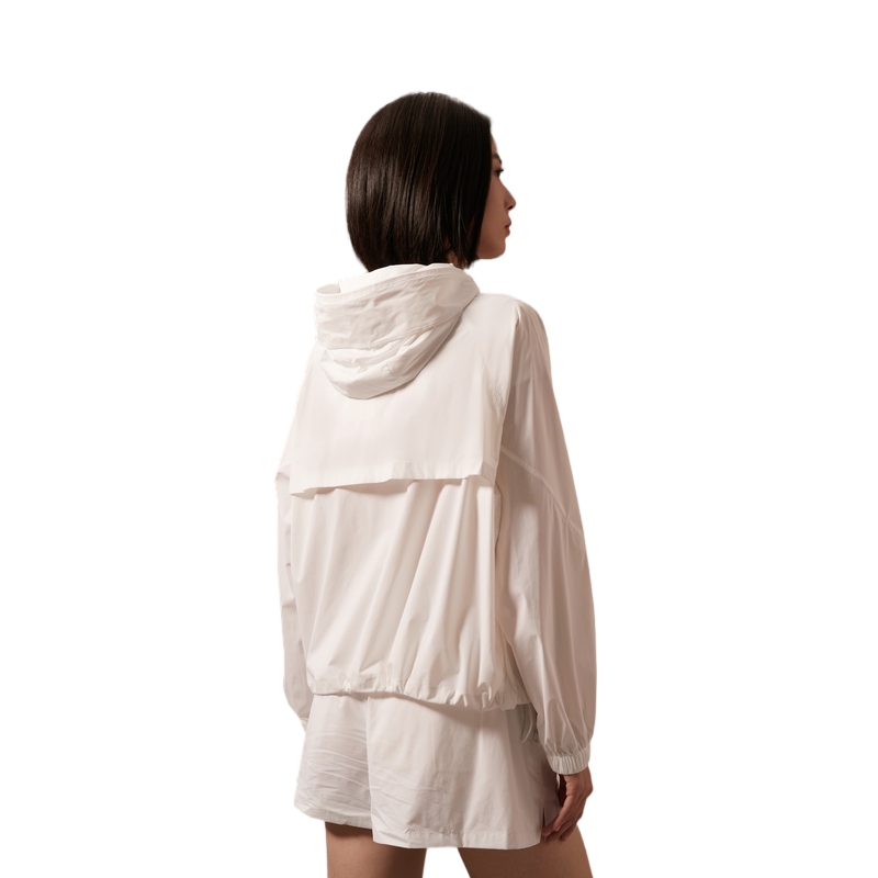 (Women) Calvin Klein  Sun-Proof Cooling Outdoor Hoodie Jacket Moonlight White J223906 圖 5
