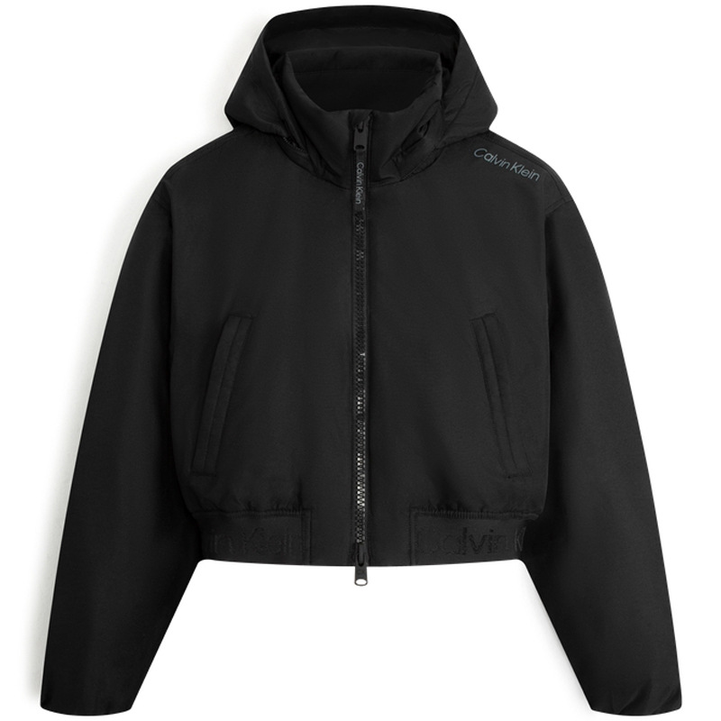 Order (W) Chaqueta Impermeable Plegable con Capucha Calvin Klein Tech Negro Espacial. 4WF3O506001