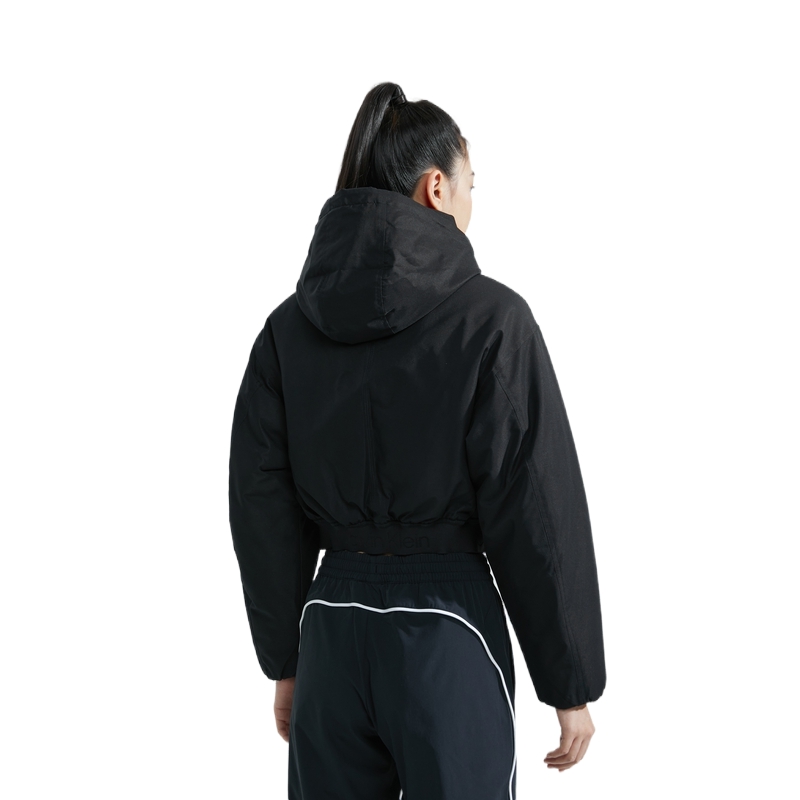 Purchase (W) Chaqueta Impermeable Plegable con Capucha Calvin Klein Tech Negro Espacial. 4WF3O506001