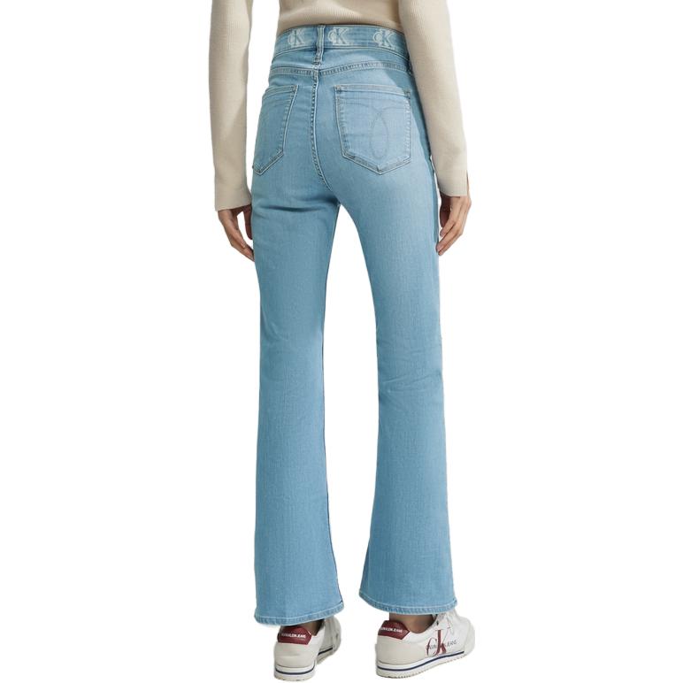 (Women) Calvin Klein  Vintage High-Waisted Flare Jeans Blue - Fall Collection J221694 圖 6