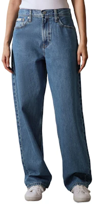 (W) Calvin Klein Seluar Denim Kaki Lebar Vintage Biru Muda Kasual Essentials. 40WK819 Purchase (W) Calvin Klein Seluar Denim Kaki Lebar Vintage Biru Muda Kasual Essentials. 40WK819