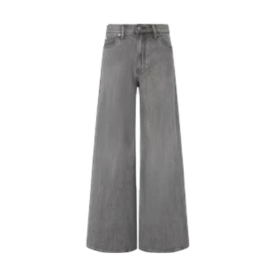 (Women) Calvin Klein Washed Low-Rise Jeans Denim Gray. J221024