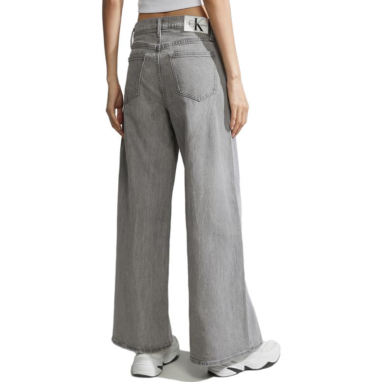 (Women) Calvin Klein  Washed Low-Rise Jeans Denim Gray. J221024 圖 3