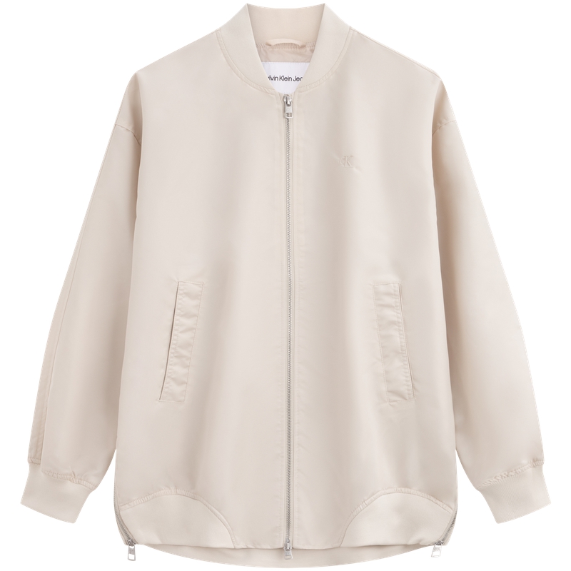 (Women) Calvin Klein  Waterproof Baseball Collar Zip-Up Jacket J224361