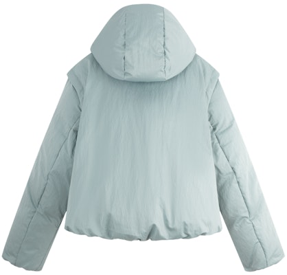 (Women) Calvin Klein Waterproof Down Jacket with Detachable Sleeves & Hood J224595 1