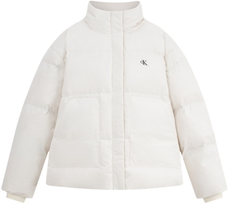 (Women) Calvin Klein Waterproof Down Puffer Jacket with Large Pockets. J224676 2