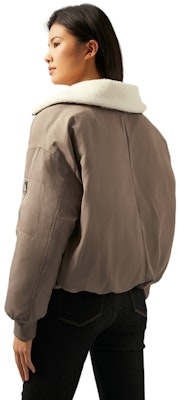 (Women) Calvin Klein Waterproof Vintage Sherpa-Collar Down Jacket. J224592 3