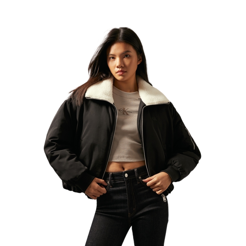 Purchase (W) Calvin Klein 防水復古羊毛領羽絨外套. J224592