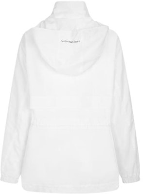 (Women) CALVIN KLEIN White Hooded Jacket with Embroidered Logo and Drawstring Waist J218892-YAF Lookbook (Women) CALVIN KLEIN White Hooded Jacket with Embroidered Logo and Drawstring Waist J218892-YAF