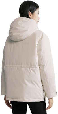 (Women) Calvin Klein Windproof Waterproof Jacket Milk White Winter Casual Coat. J222322-YBI Shop (Women) Calvin Klein Windproof Waterproof Jacket Milk White Winter Casual Coat. J222322-YBI
