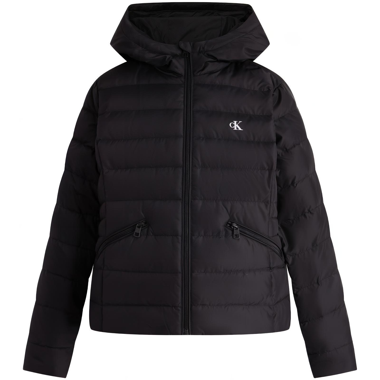 (Women) Calvin Klein  Winter Logo Print Contrast Trim Down Jacket J222248 圖 2