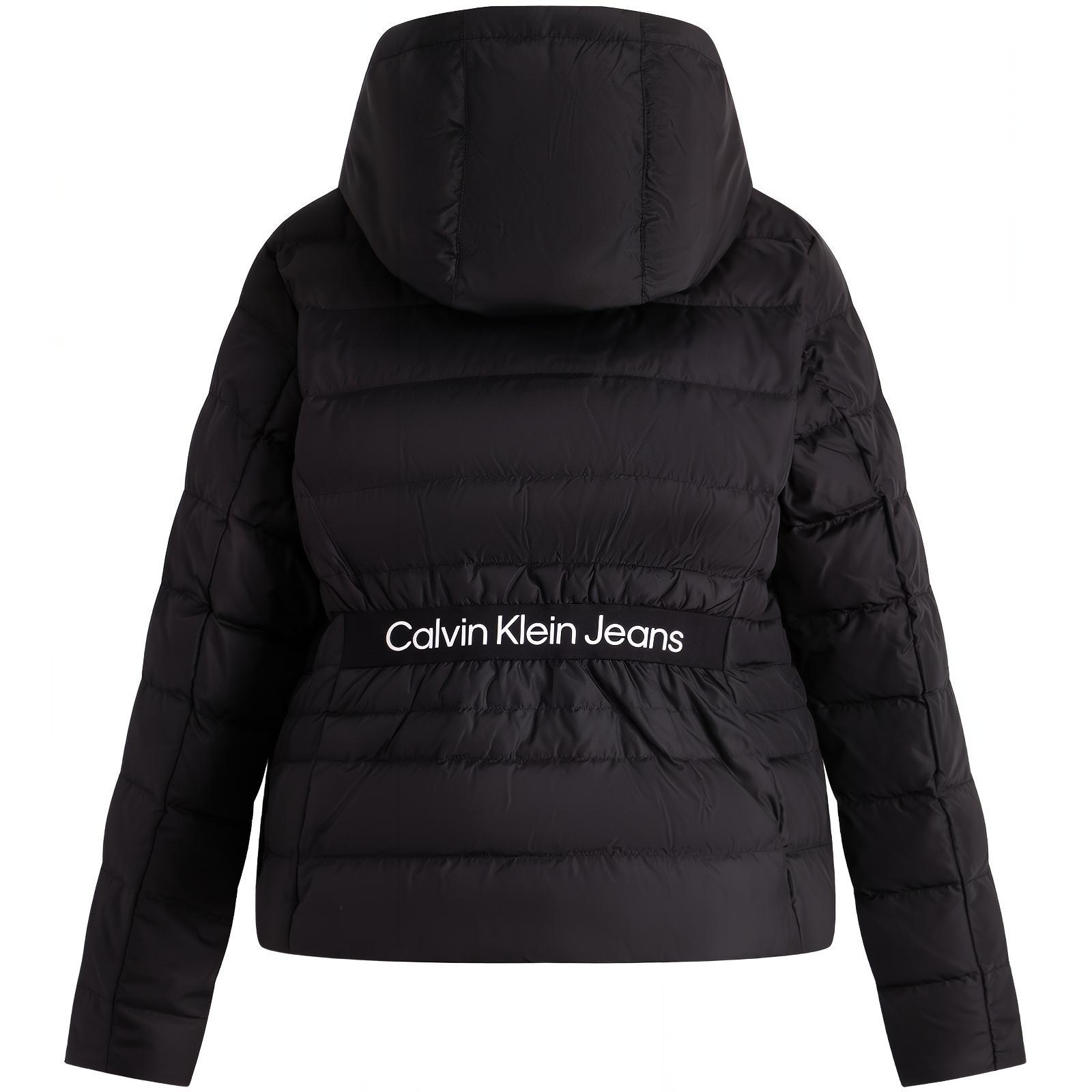 (Women) Calvin Klein  Winter Logo Print Contrast Trim Down Jacket J222248 圖 3