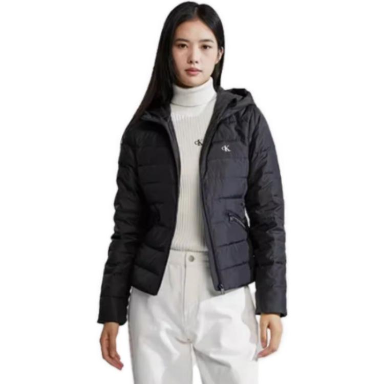 (Women) Calvin Klein  Winter Logo Print Contrast Trim Down Jacket J222248 圖 4