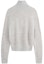 Purchase (Women) Calvin Klein Wool Blend Embroidered Half-Zip Sweater Pearl Grey. J224565