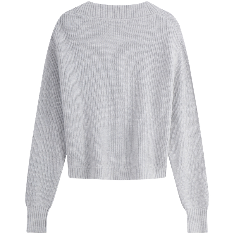 (Women) Calvin Klein  Wool Blend V-Neck Button Knit Cardigan Sweater. J224775 圖 3