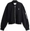 Buy (W) 卡尔文·克莱秋季字母印花宽松飞行员夹克 J223496