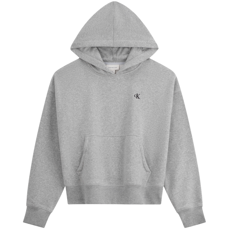(Women) Calvin Klein Casual Embroidered Logo Fleece Hoodie 40WI255