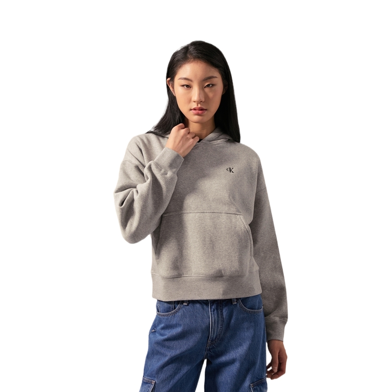 (Women) Calvin Klein Casual Embroidered Logo Fleece Hoodie 40WI255 圖 4