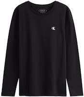 (Women) Calvin Klein Casual Embroidered Long Sleeve Basic T-Shirt J225421 (Women) Calvin Klein Casual Embroidered Long Sleeve Basic T-Shirt J225421