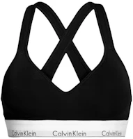 (Women) Calvin Klein Colorblock Logo Sleeveless Sports Bra - Black QF1654-001 (Women) Calvin Klein Colorblock Logo Sleeveless Sports Bra - Black QF1654-001