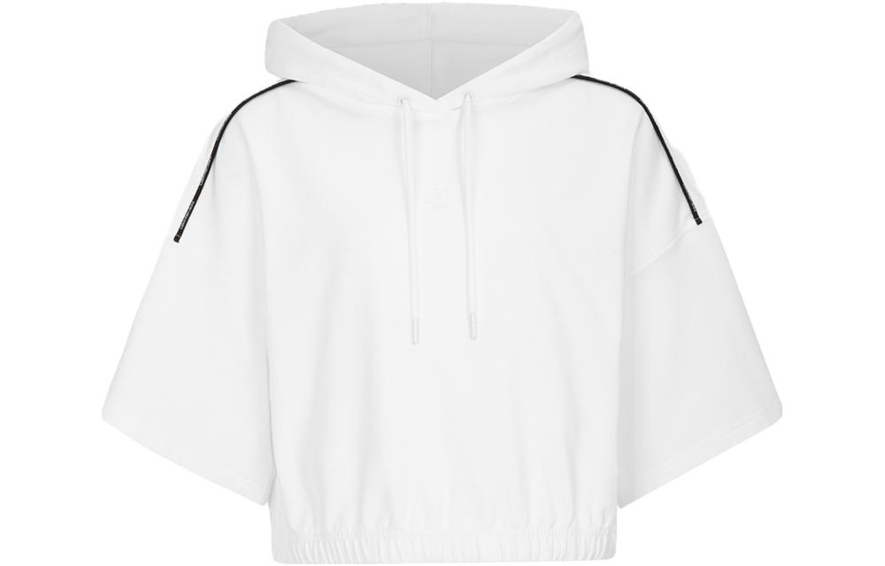 Order (W) Calvin Klein 对比标志条纹卫衣 白色 J221093-YAF