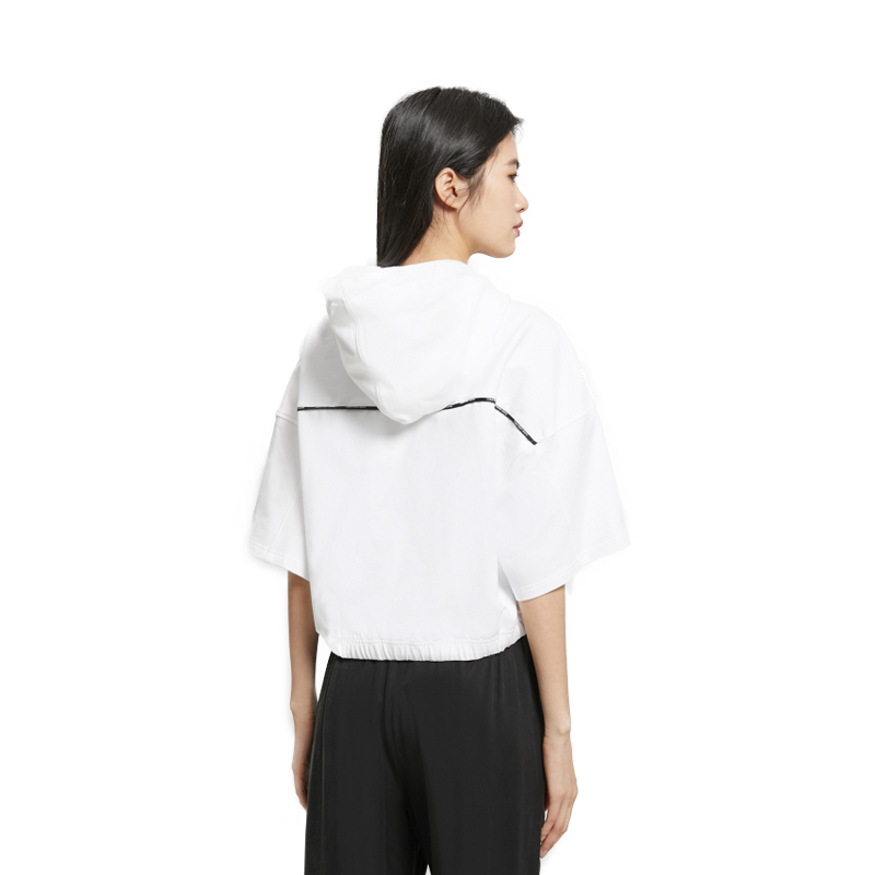 Details for (W) Calvin Klein 对比标志条纹卫衣 白色 J221093-YAF