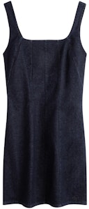 (W) CALVIN KLEIN 丹寧刺繡修身彈性吊帶洋裝 女款 藍黑色 40WK718 Buy (W) CALVIN KLEIN 丹寧刺繡修身彈性吊帶洋裝 女款 藍黑色 40WK718