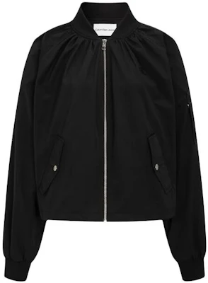 (W) Calvin Klein 浮雕标志印花女款黑色夹克 J221118-BEH Order (W) Calvin Klein 浮雕标志印花女款黑色夹克 J221118-BEH