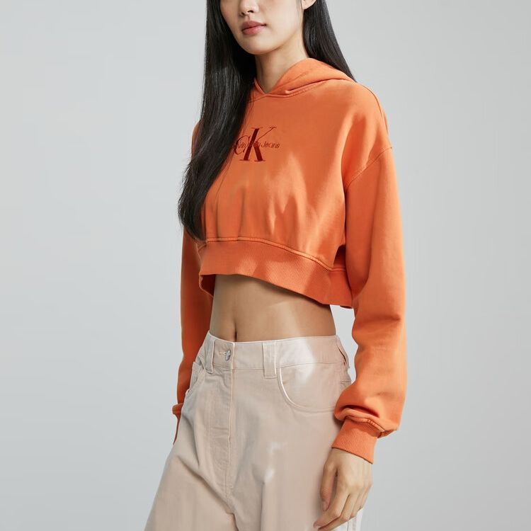 (Women) Calvin Klein Fashion Street Short Hoodie with Embroidered Logo J222491-SEC 圖 3