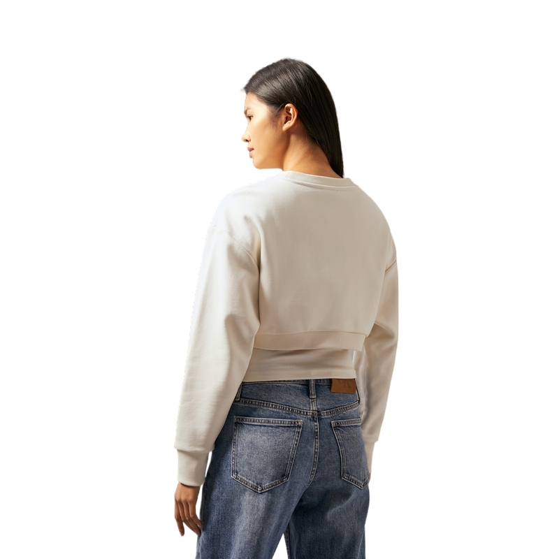 (Women) Calvin Klein Fashion Tank Top and Trendy Cropped Sweatshirt Set J224599 圖 7