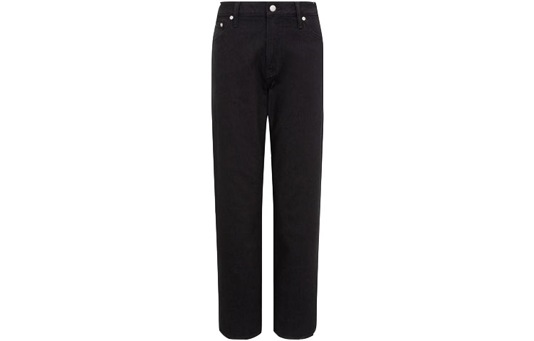 Order (W) カルバン・クライン FW22 ソリッドブラックカジュアルジーンズ J220562-1BY