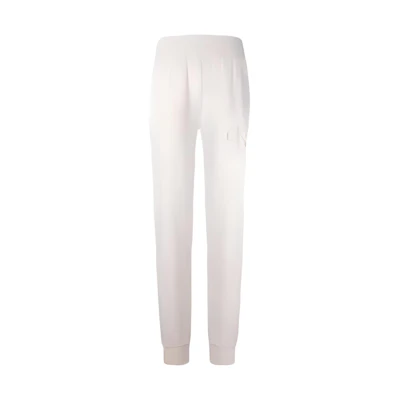 (Women) Calvin Klein FW23 Solid Elastic Jogger Knit Pants - Milky White J222819