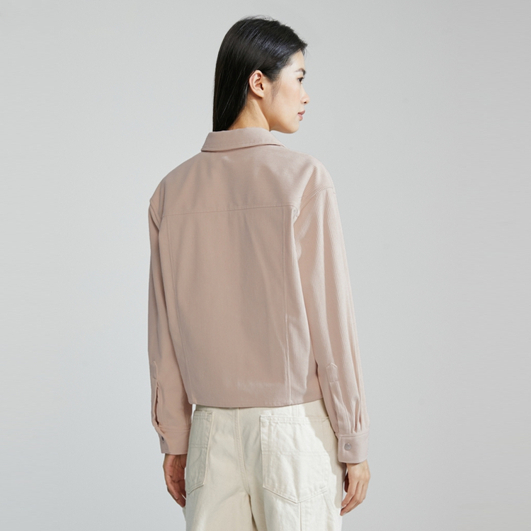 Lookbook (W) Calvin Klein FW23 Baju Lengan Panjang Solid Square Neck - Merah Rouge. J222387