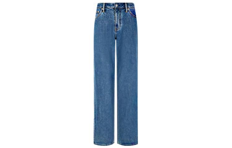 Order (W) CALVIN KLEIN FW23 復古90年代直筒牛仔褲 女款 - 藍色 J222269-1A4