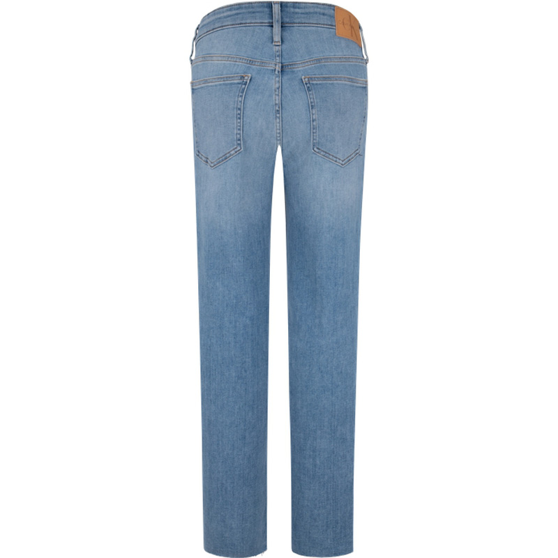 (Women) Calvin Klein High-Waist Slim Straight Cut Jeans Light Blue  Casual Fashion J223174-1AA 圖 3