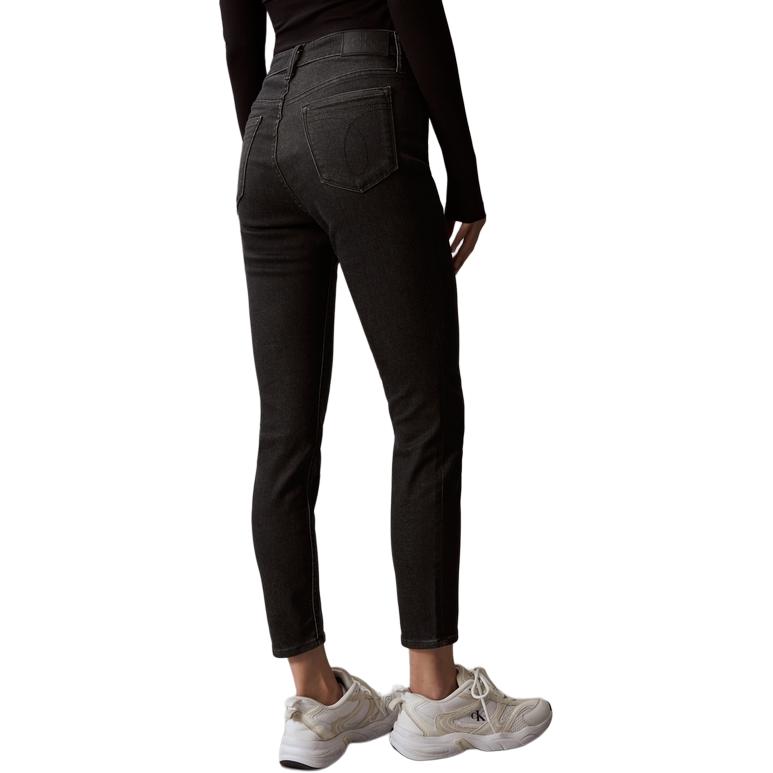 (Women) Calvin Klein High-Waisted Skinny Washed Denim Jeans Women Black Denim. J222908-1BY 圖 5