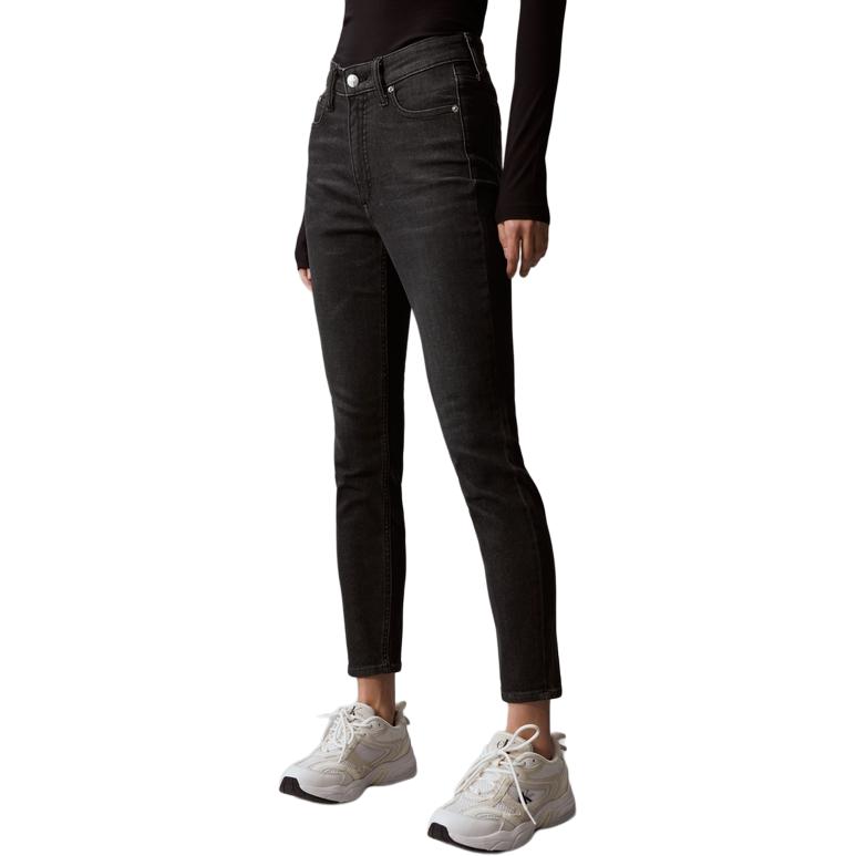 (Women) Calvin Klein High-Waisted Skinny Washed Denim Jeans Women Black Denim. J222908-1BY 圖 6