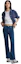 Details for (W) Calvin Klein Jeans High-Waist Straight Leg Wanita - Biru Tua J221025