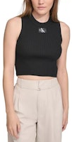 (Women) Calvin Klein Jeans Colorblock Letter Jacquard Comfort Crewneck Tank Top CJ4R0610 (Women) Calvin Klein Jeans Colorblock Letter Jacquard Comfort Crewneck Tank Top CJ4R0610