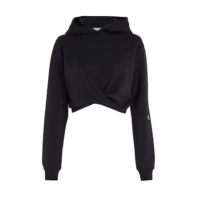 (Women) Calvin Klein Jeans Minimalist Logo Casual Black Long Sleeve Sweatshirt Women J20J222551-BEH