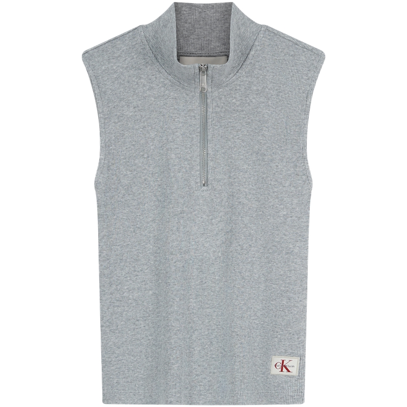 (Women) Calvin Klein Jeans Slim Fit Sleeveless Rib Tank Top with Gift Box 47C909G