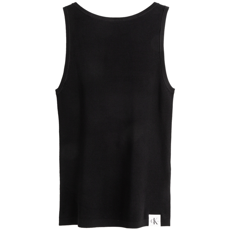 (Women) Calvin Klein Jeans Space Black Backless Knit Tank Top J223282