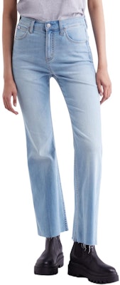 (Women) CALVIN KLEIN Jeans SS24 High-Waisted Flared Light Blue Denim Jeans Women J223366-1AA Buy (Women) CALVIN KLEIN Jeans SS24 High-Waisted Flared Light Blue Denim Jeans Women J223366-1AA