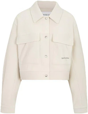 (W) Calvin Klein 字母數字單排扣外套 - 米白色 J219758-ACF Buy (W) Calvin Klein 字母數字單排扣外套 - 米白色 J219758-ACF