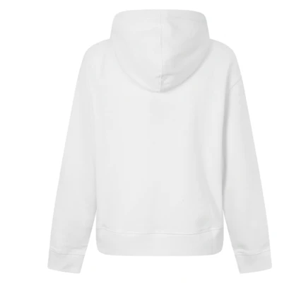 (W) Calvin Klein 刺繡字母連帽長袖上衣 亮白色 40WH100-YAA Lookbook (W) Calvin Klein 刺繡字母連帽長袖上衣 亮白色 40WH100-YAA