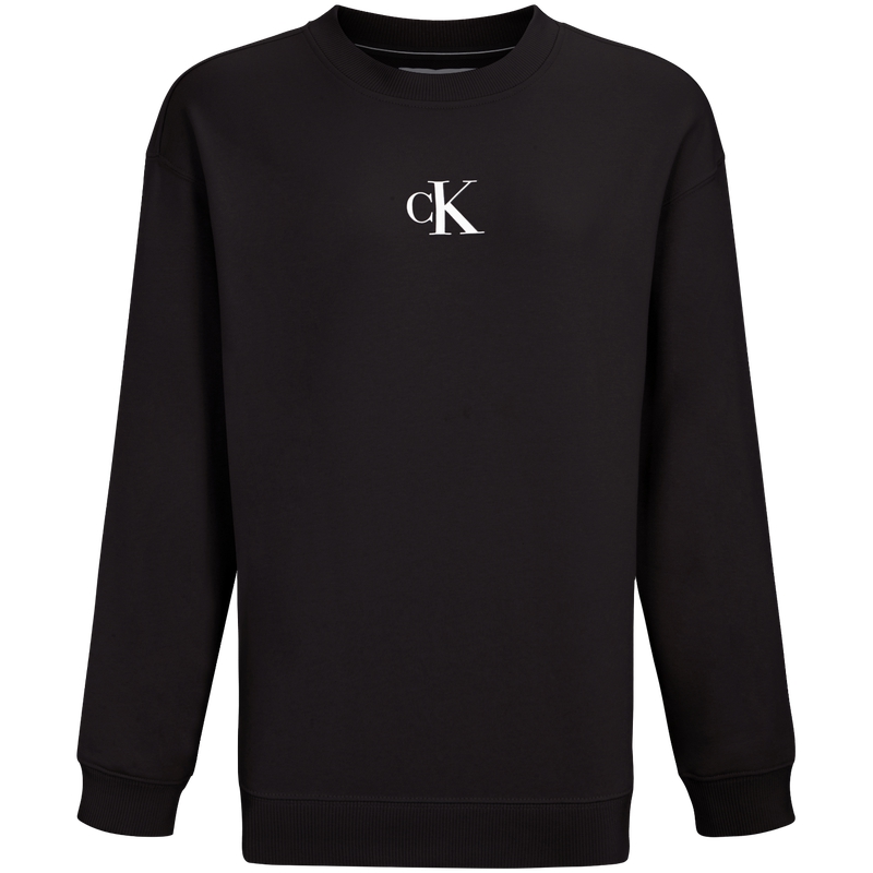 (Women) Calvin Klein Logo Print Crewneck Sweatshirt Black J220088