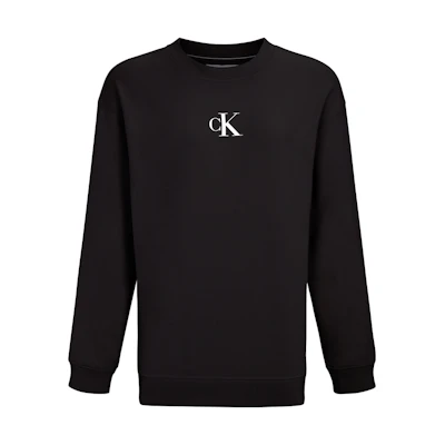 (Women) Calvin Klein Logo Print Crewneck Sweatshirt Black J220088