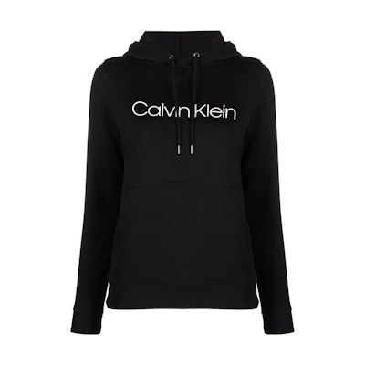 (Women) Calvin Klein Logo Print Hoodie - Black K20K202687-BEH